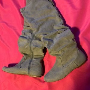 NWOT JustFab over the knee wide calf boot